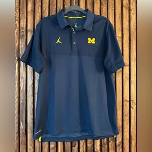 Jordan Brand Michigan Golf Polo